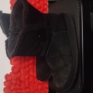 UGG Cozy Black Shearling Boots